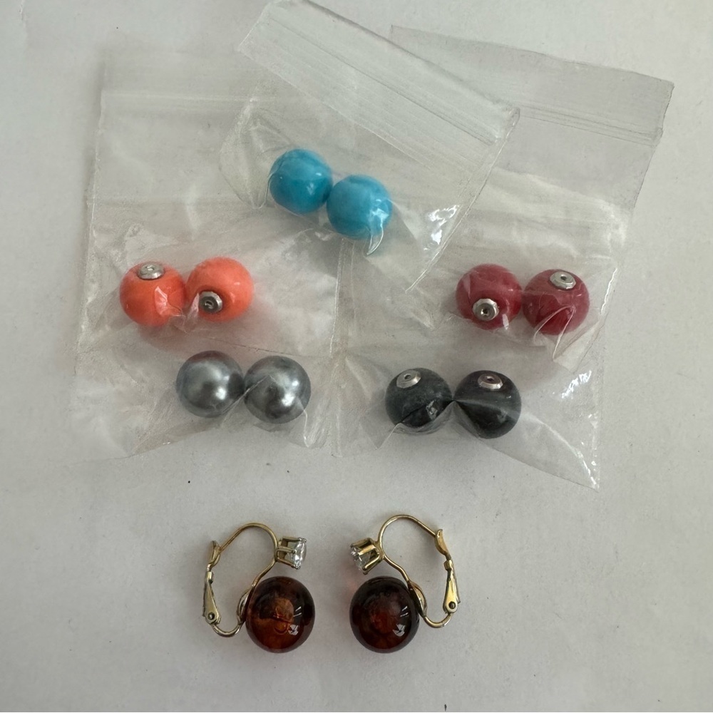 Joan Rivers Interchangeable Leverback Earring Wardrobe